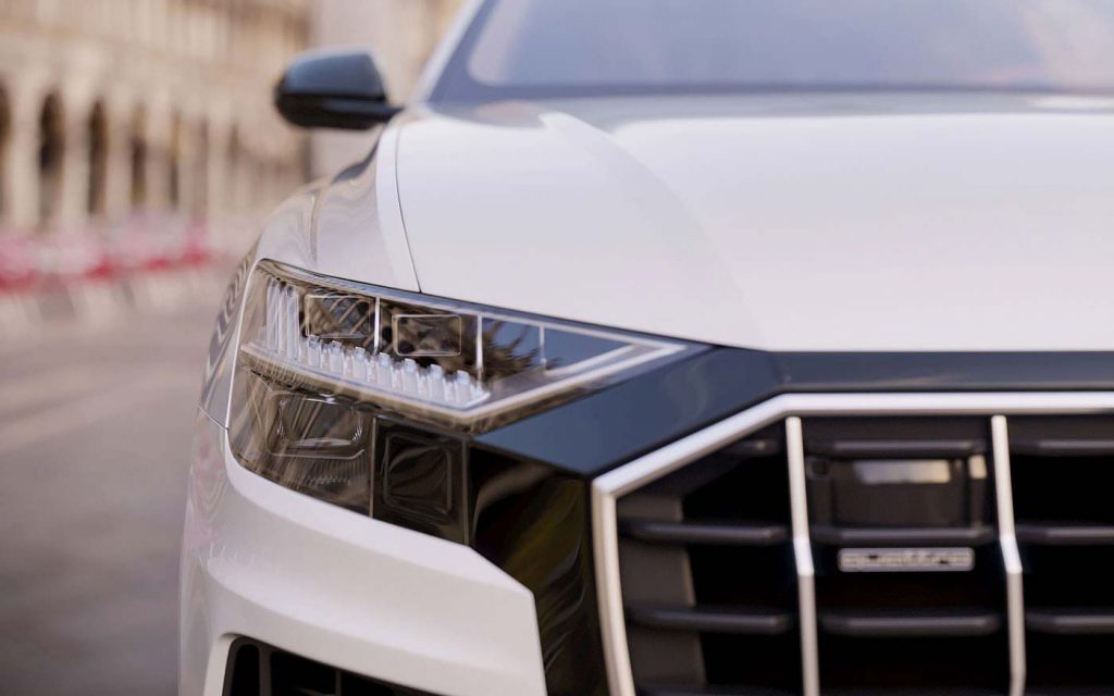 Wizualizacja 3d samochodu Audi Q8
