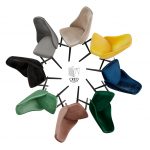 Furneo krzesełka kolorowe fotorealistyczna wizualizacja mebli tapicerowanych