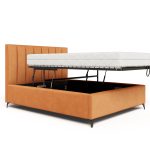 Fotorelistyczna wizualizacja produktowa łóżka w mini aranżacji dla padurek