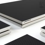 Wizualizacja podestów scenicznych marki alustage w kolorze szarym z użyciem sklejki typu hexa