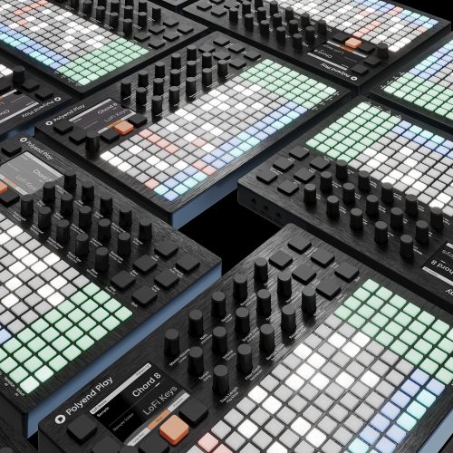 Wizualizacja produktowa automatu perksyjne groovebox polyend-play