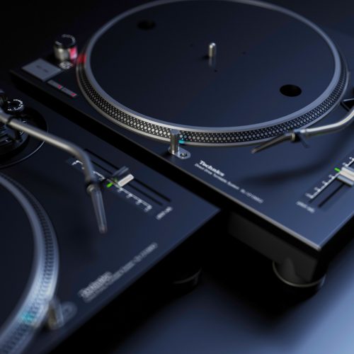 Wizualizacja fotorealistyczna gramofonu technics 1210mk2 Wizualizacja produktowa