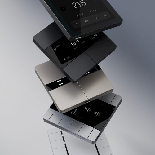 Wizualizacja fotorealistyczna produktów, przełączniki cyfrowe do sterowania smarthome